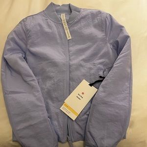 Light purple Lulu bomber jacket
